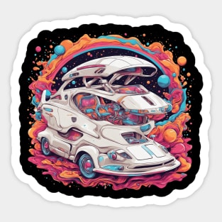 Space car Sticker